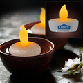 5 Day Custom Amber Water Activated Floating Candle Flickering Lights